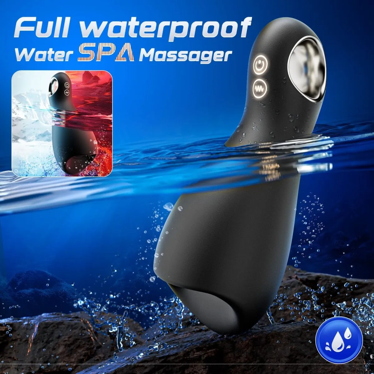 3 in 1 Vibrating and Tongue Licking masturbator Men Sex Toy