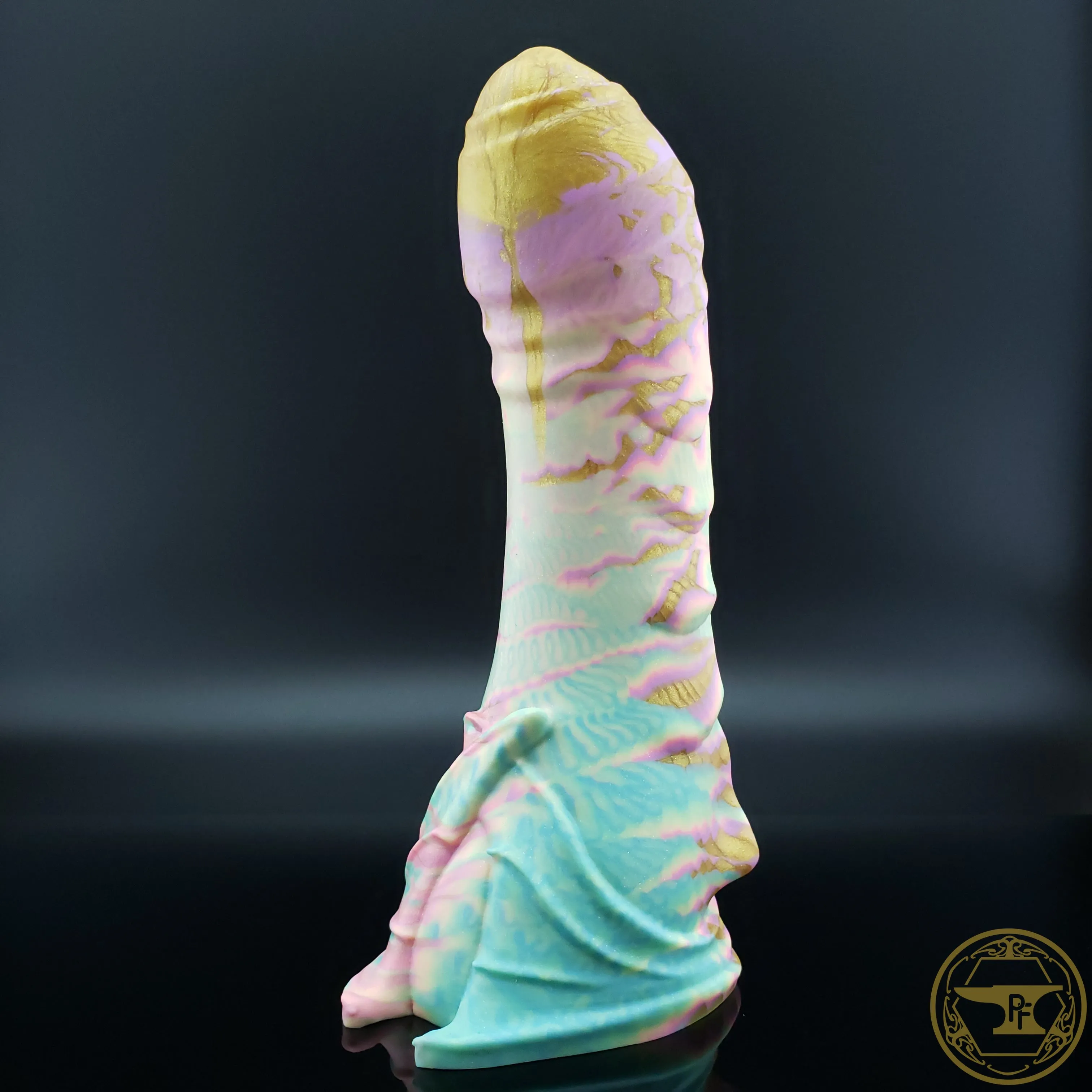 *|5/1|* Large Merfolk. Medium 00-50 Firmness. Golden Vein Pastel Rainbows. 6191