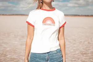 '6 day ray' fitted tee