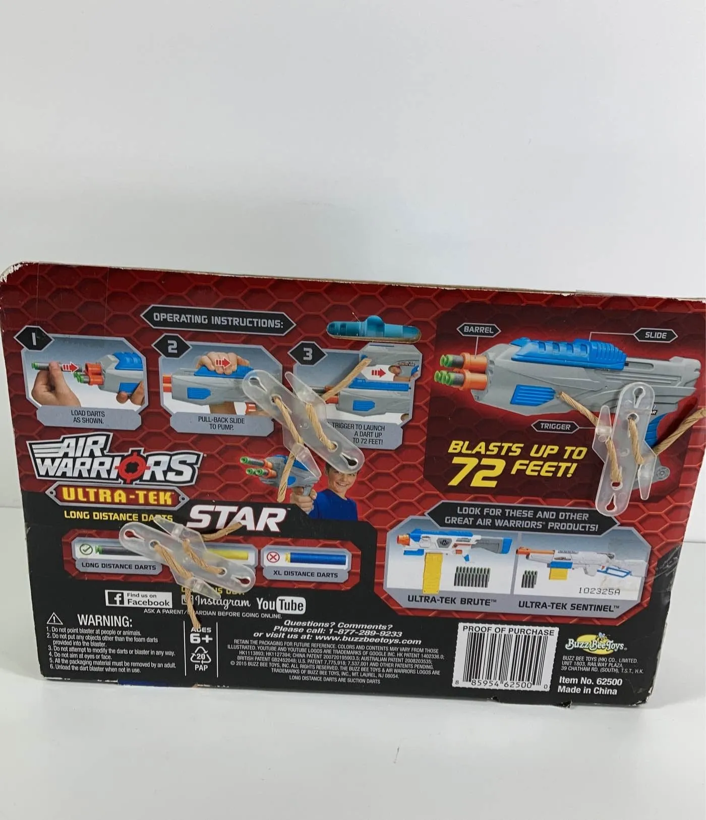 Air Warriors Ultra-Tek Star Dart Blaster