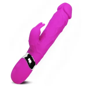 BeBuZZed Mr. Veins G-Spot Rabbit Vibrator USB Rechargeable Pink
