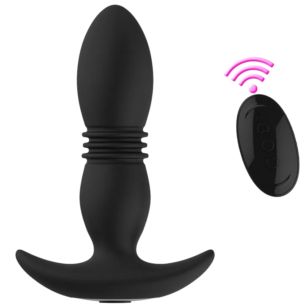 Bebuzzed Wistone Thrusting Prostate Vibrator Butt Plug Remote