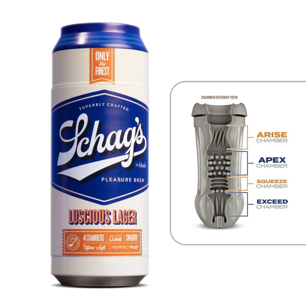 Blush Schag's Beer Can Stroker Luscious Lager
