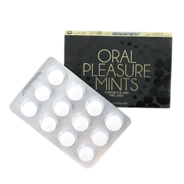 Bomboane pentru sex oral BIJOUX INDISCRETS Oral Pleasure Mints. cu aromă de mentă. 12 buc