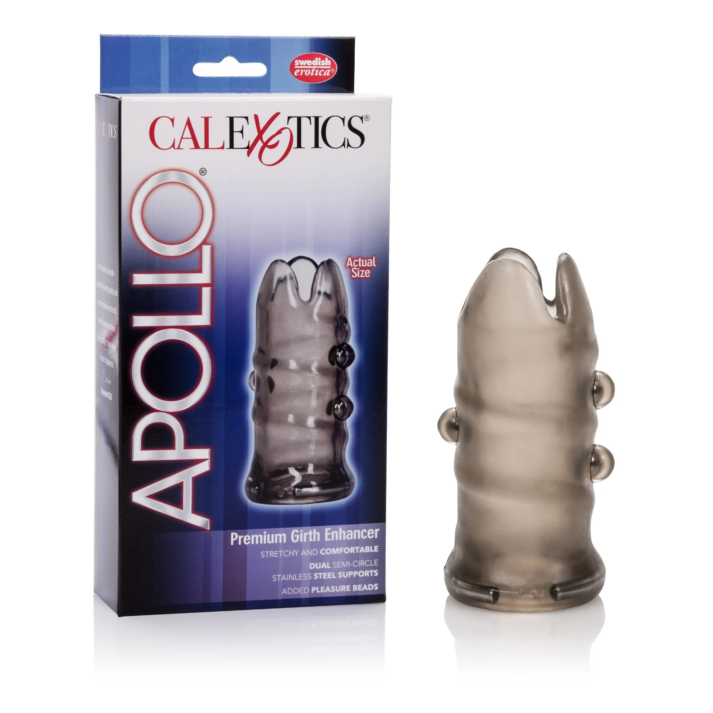 California Exotics - Apollo Premium Girth Enhancer Cock Sleeve (Grey)