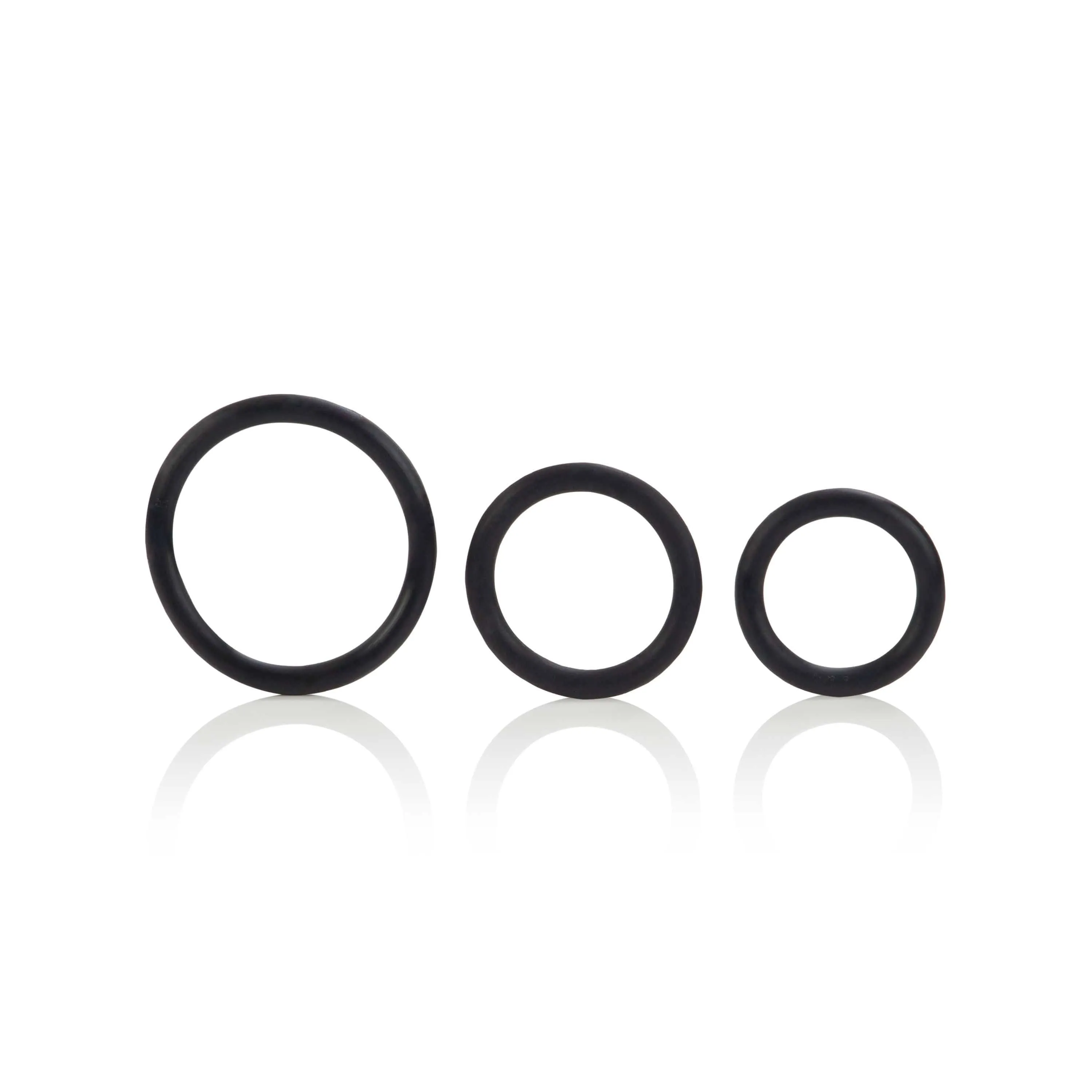 California Exotics - Black Rubber Ring Set (Black)