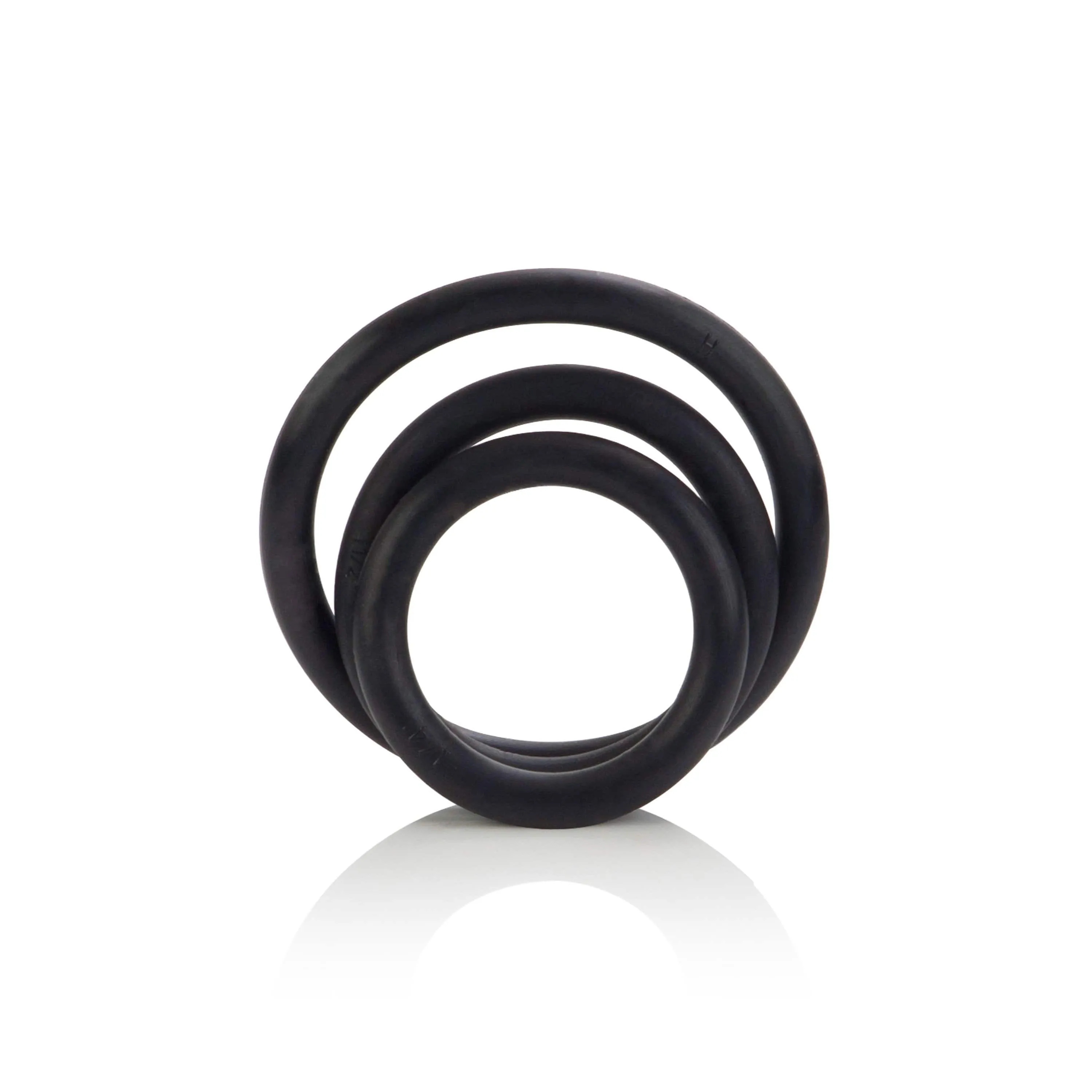 California Exotics - Black Rubber Ring Set (Black)