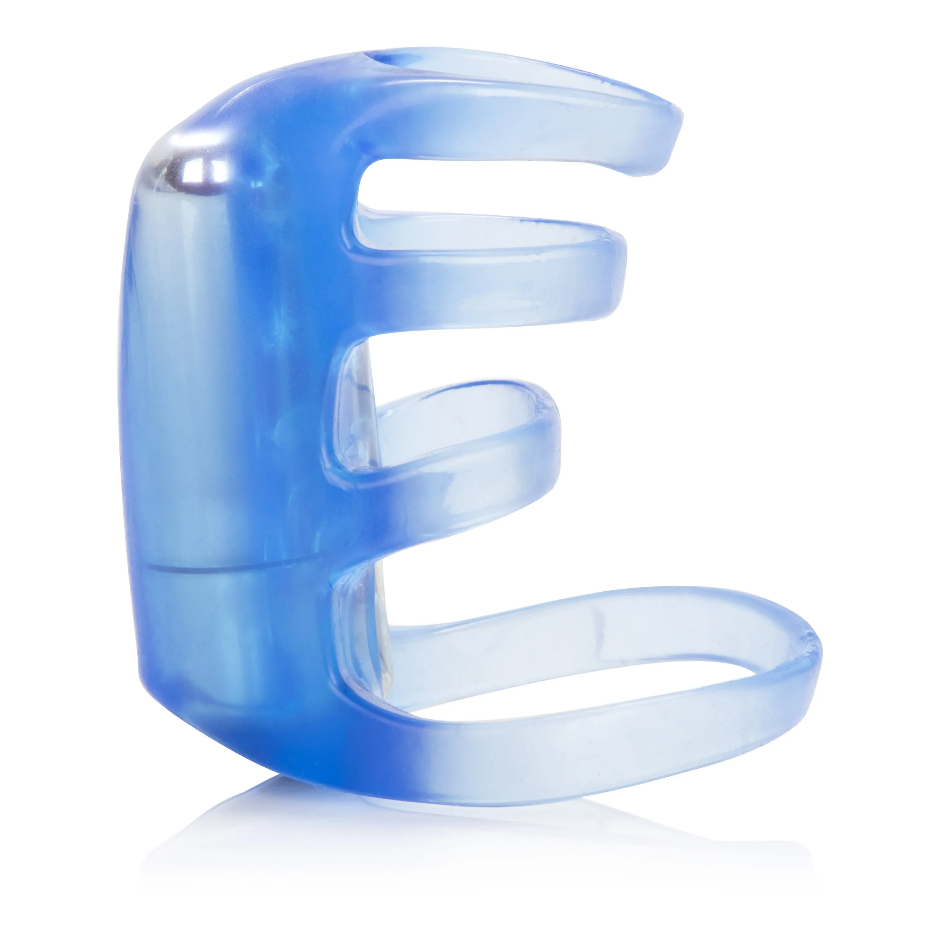 California Exotics - Couple's Pleasure Vibrating Cock Cage (Blue)