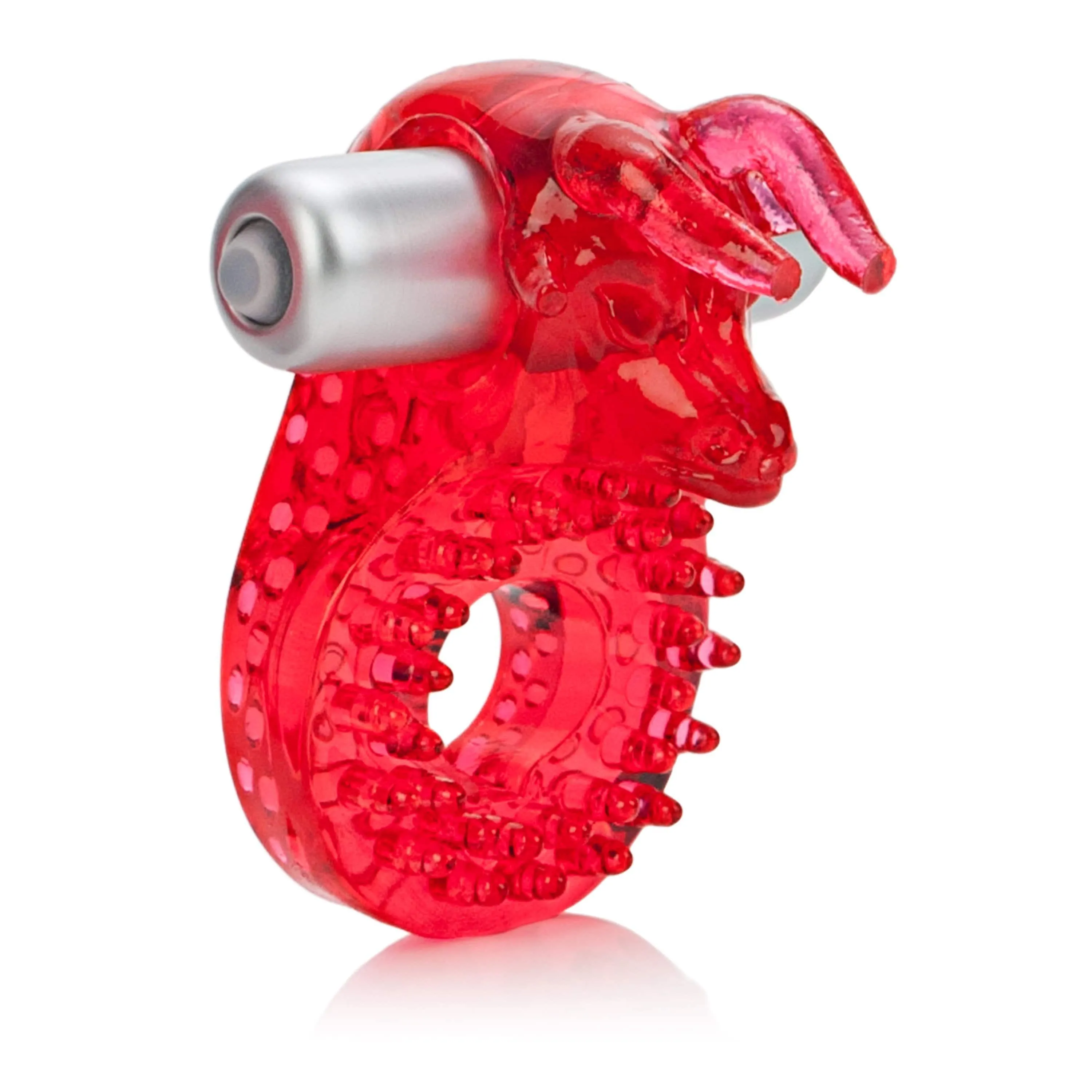 California Exotics - Couple's Raging Bull Vibrating Cock Ring (Red)