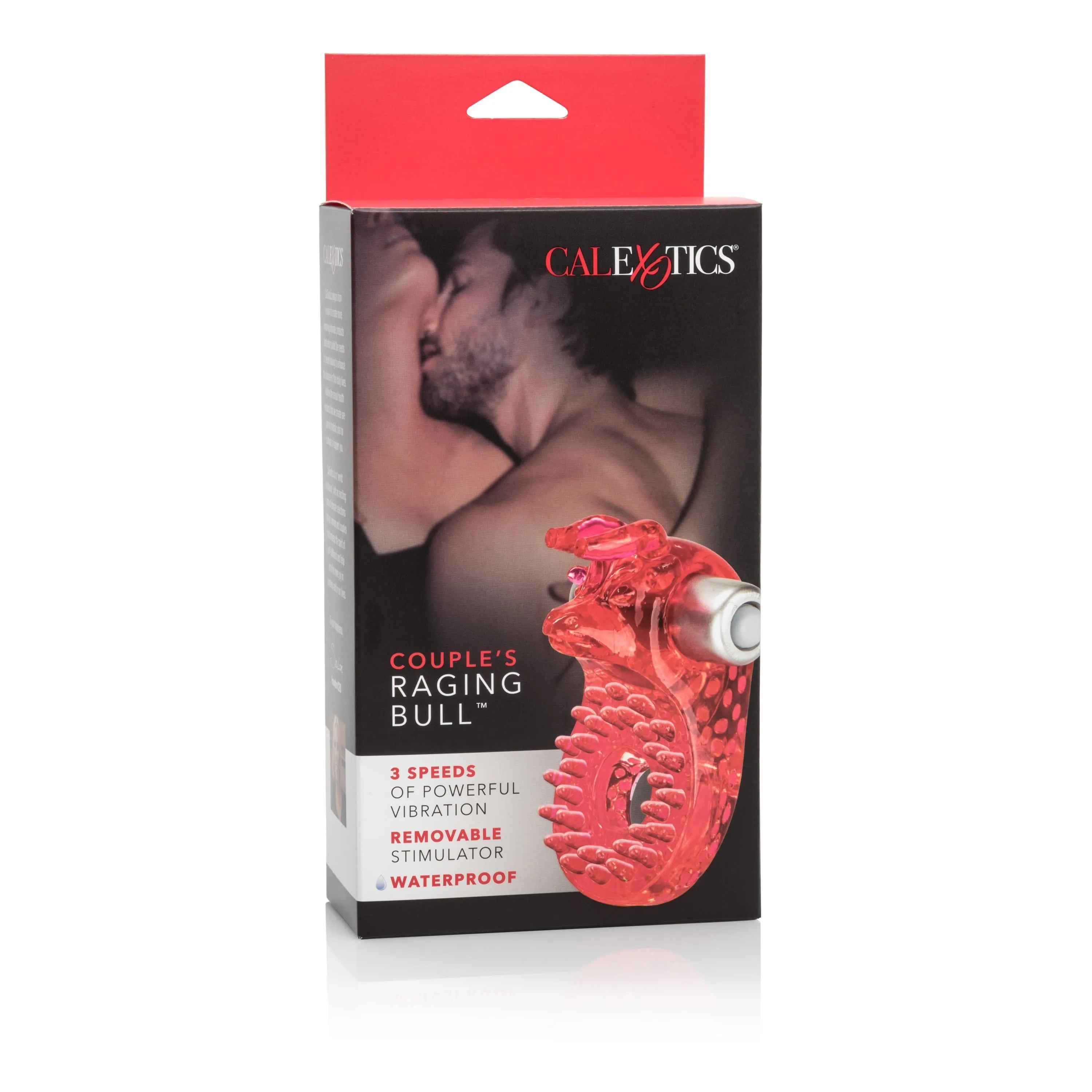 California Exotics - Couple's Raging Bull Vibrating Cock Ring (Red)