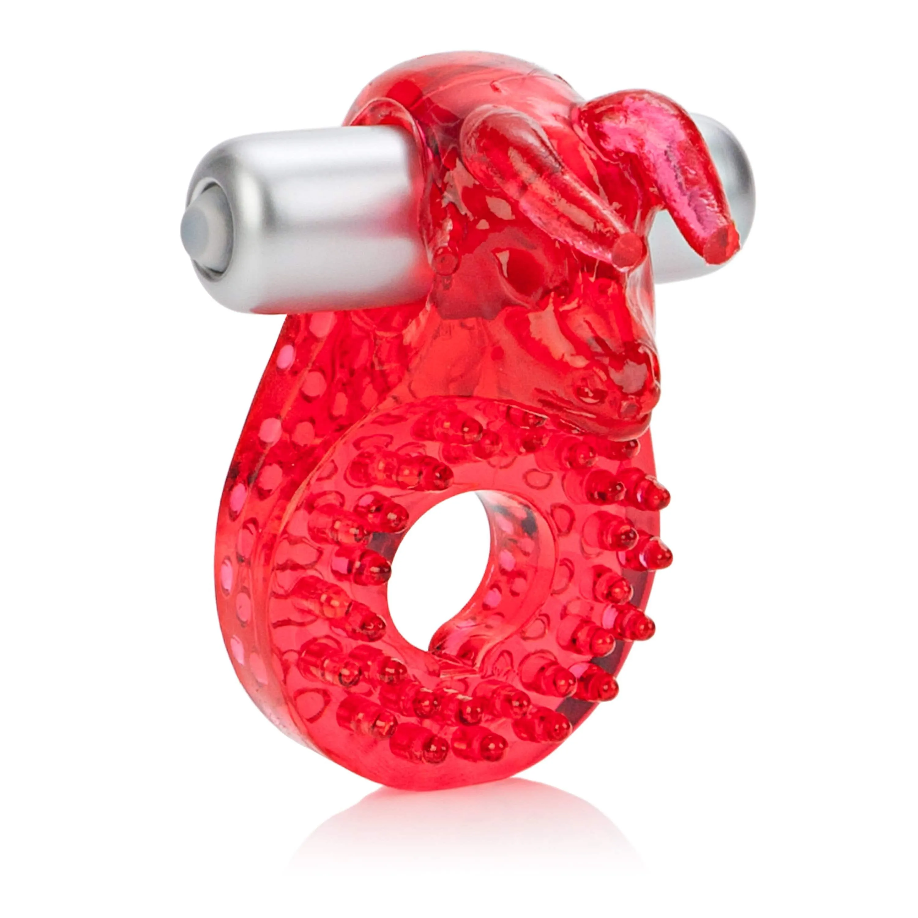 California Exotics - Couple's Raging Bull Vibrating Cock Ring (Red)