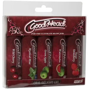 Doc Johnson GoodHead Oral Delight Gel Multi Pack