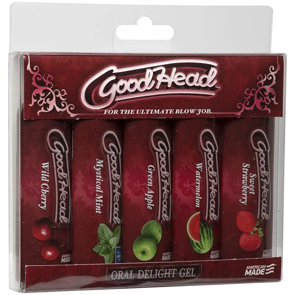 Doc Johnson GoodHead Oral Delight Gel Multi Pack