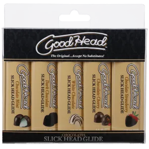 Doc Johnson Slick Head Glide Chocolates 5 Pack