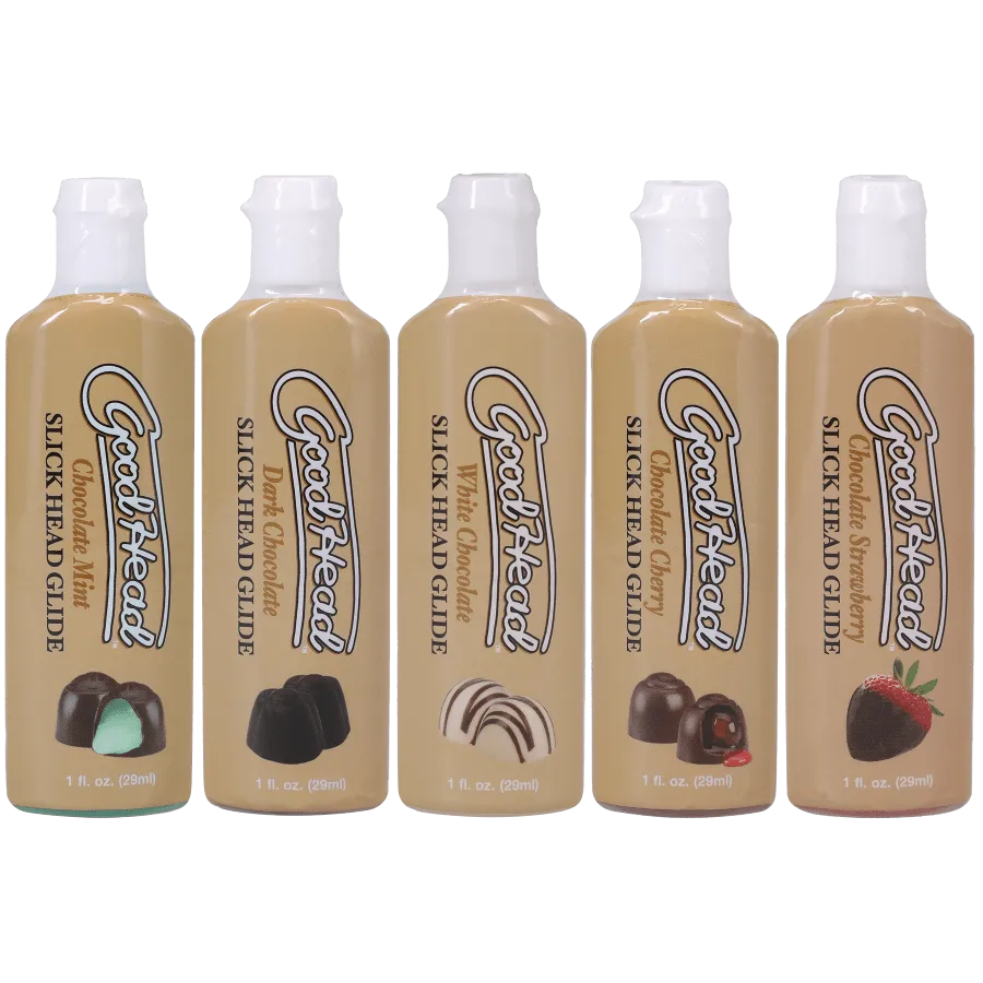 Doc Johnson Slick Head Glide Chocolates 5 Pack