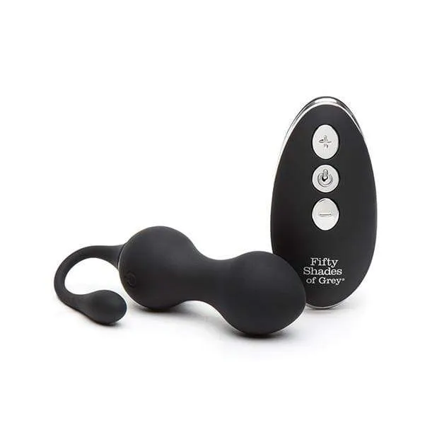 Fifty Shades of Grey - Relentless Vibrations Remote Control Kegel Balls (Black)