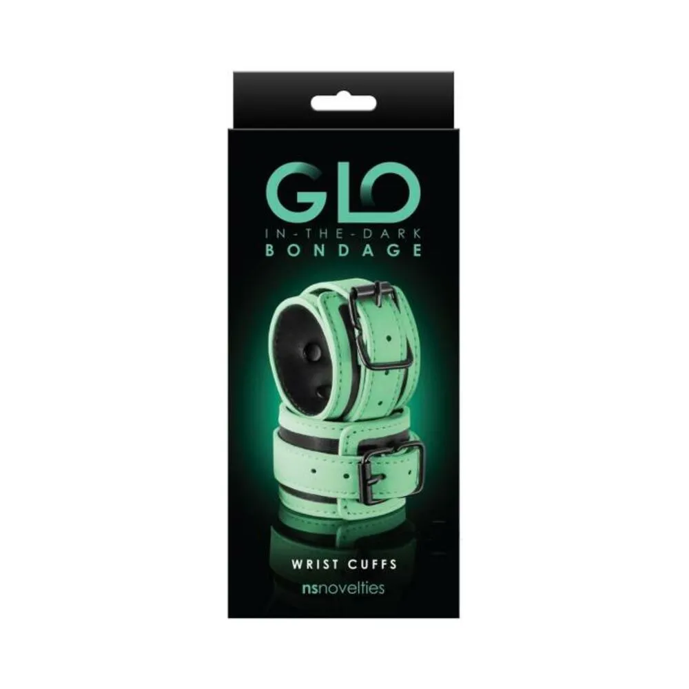 Glo Bondage Wrist Cuff Green