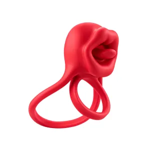 LINNA| Tongue Licking and Vibration Cock Ring for Couple