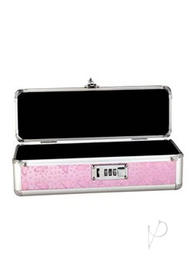 Lockable Vibrator Case Small Pnk