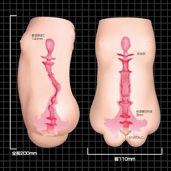 Magic Eyes - Virgin Palace Hybrid Onahole Masturbator (Beige)