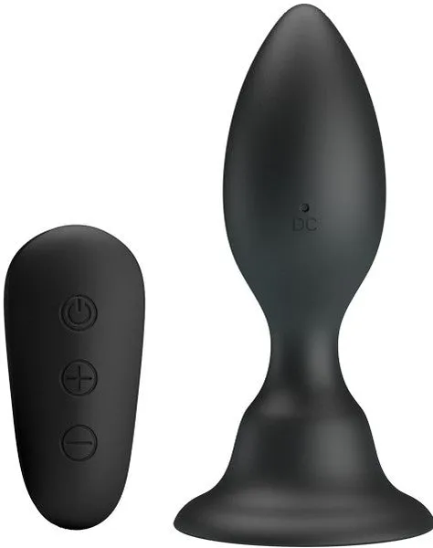 MR Play Vibrating Anal Plug Remote Control Butt Prostate Massager USB Sex Toy