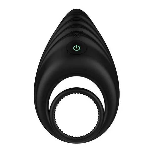 Nexus - Enhance Vibrating Cock and Ball Ring (Black)