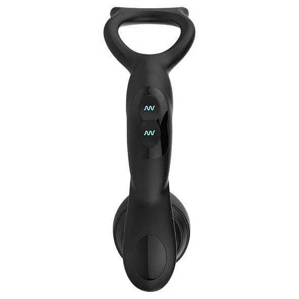 Nexus - Simul8 Plug Edition Vibrating Dual Anal Cock and Ball Toy (Black)