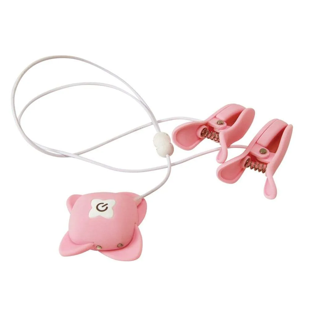 NPG - Emi Fukada Nipple Love Vibrating Nipple Clamps (Pink)