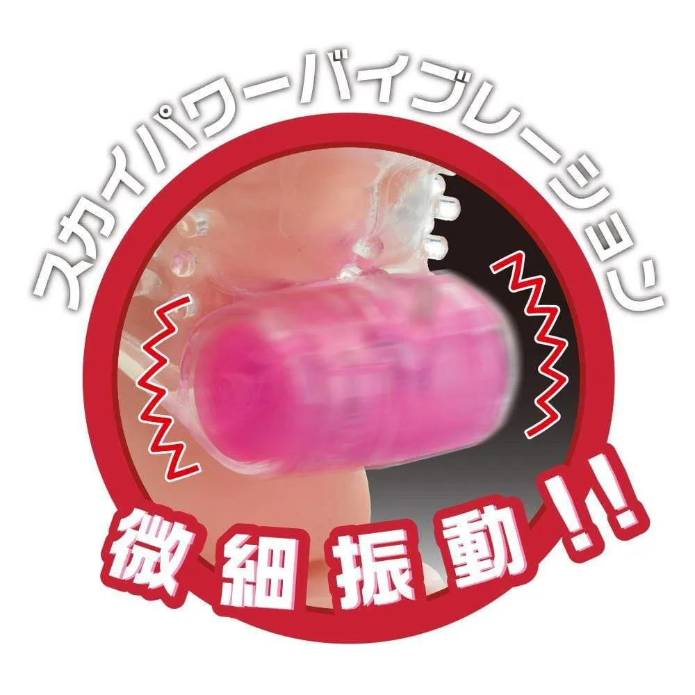NPG - Star Platinum L Vibrating Cock Sleeve (Clear)