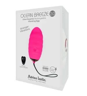 Ocean Breeze Rechargeable Bullet with Remote Pink 2.0