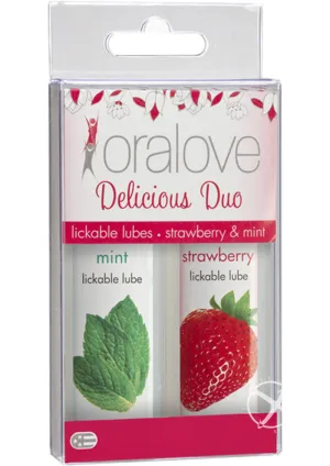 Oralove Delicious Duo Strawbery/mint Set