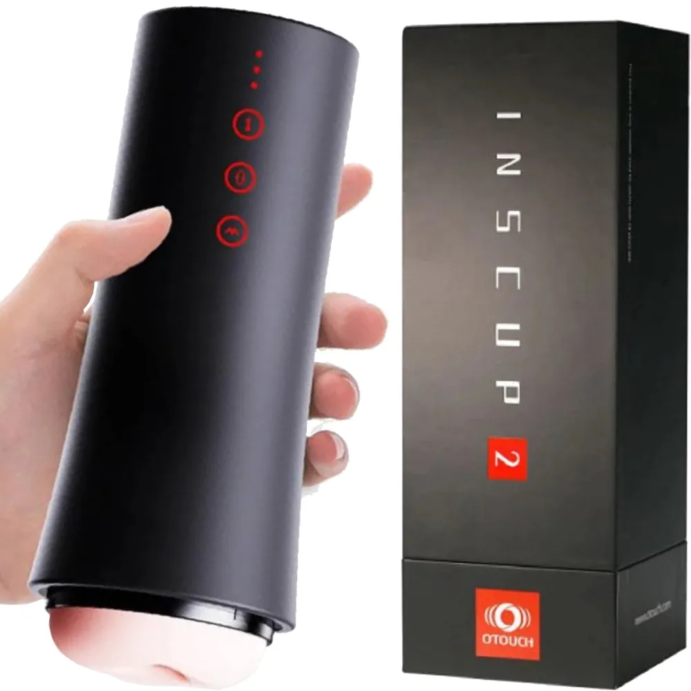 Otouch Inscup 2 AUTO Contraction Vibrating Heating Male Masturbator Pocket Pussy