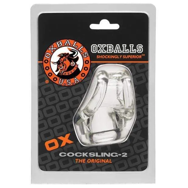 Oxballs - Cocksling 2 Cock Sleeve (Clear)