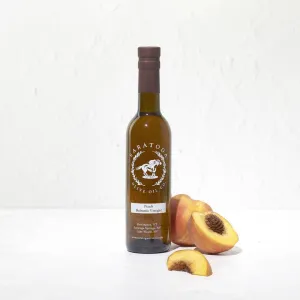 Peach White Balsamic 375ml Saratoga Olive Oil Company