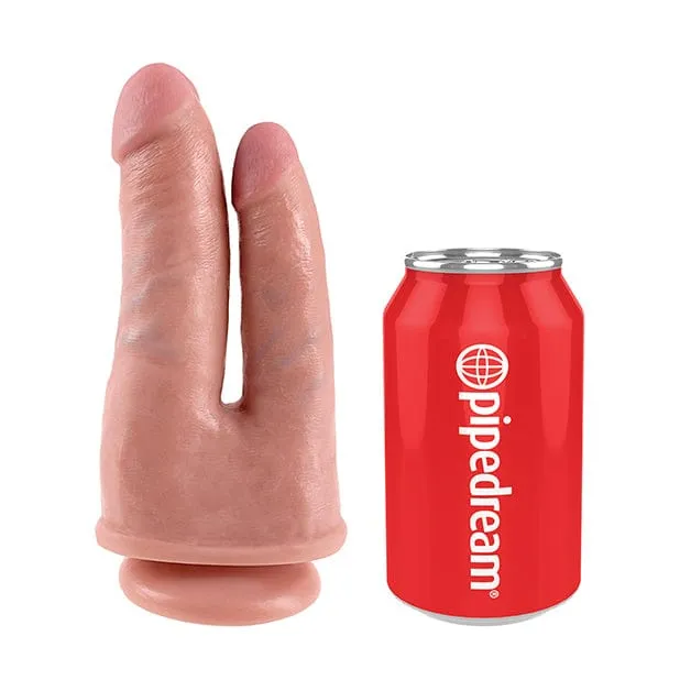Pipedream - King Cock Double Penetrator Dildo  (Flesh)