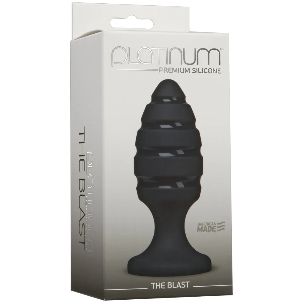 Platinum Premium Silicone The Blast Anal Plug Black