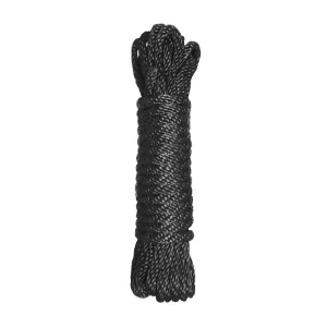 Premium Black Nylon Bondage Rope- Feet