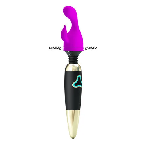 Pretty Love Darcy Purple Medium Size Wand Massager Attachment