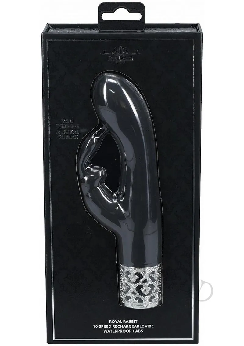 Royal Gems Royal Rabbit Vibrator Black