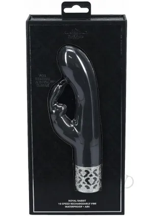 Royal Gems Royal Rabbit Vibrator Black