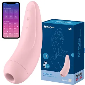 Satisfyer Curvy 2  Air Pulse Clitoral Stimulator APP Control Vibrator Sex Toy