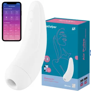 Satisfyer Curvy 2  Air Pulse Clitoral Stimulator APP Control Vibrator Sex Toy