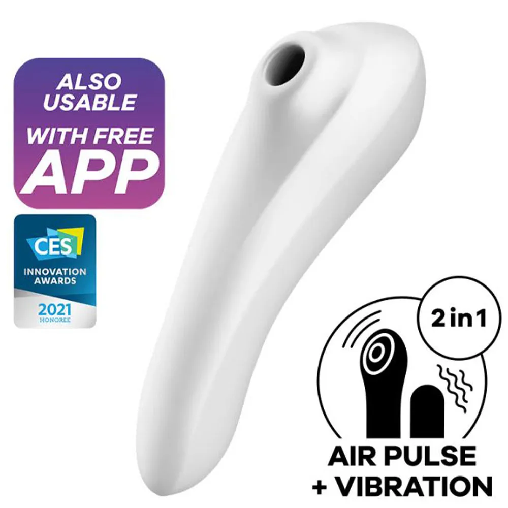 Satisfyer Dual Pleasure Clitoral Stimulator G-Spot Vibrator Sucker APP Control