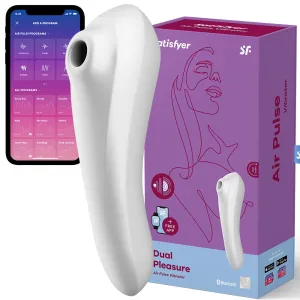 Satisfyer Dual Pleasure Clitoral Stimulator G-Spot Vibrator Sucker APP Control