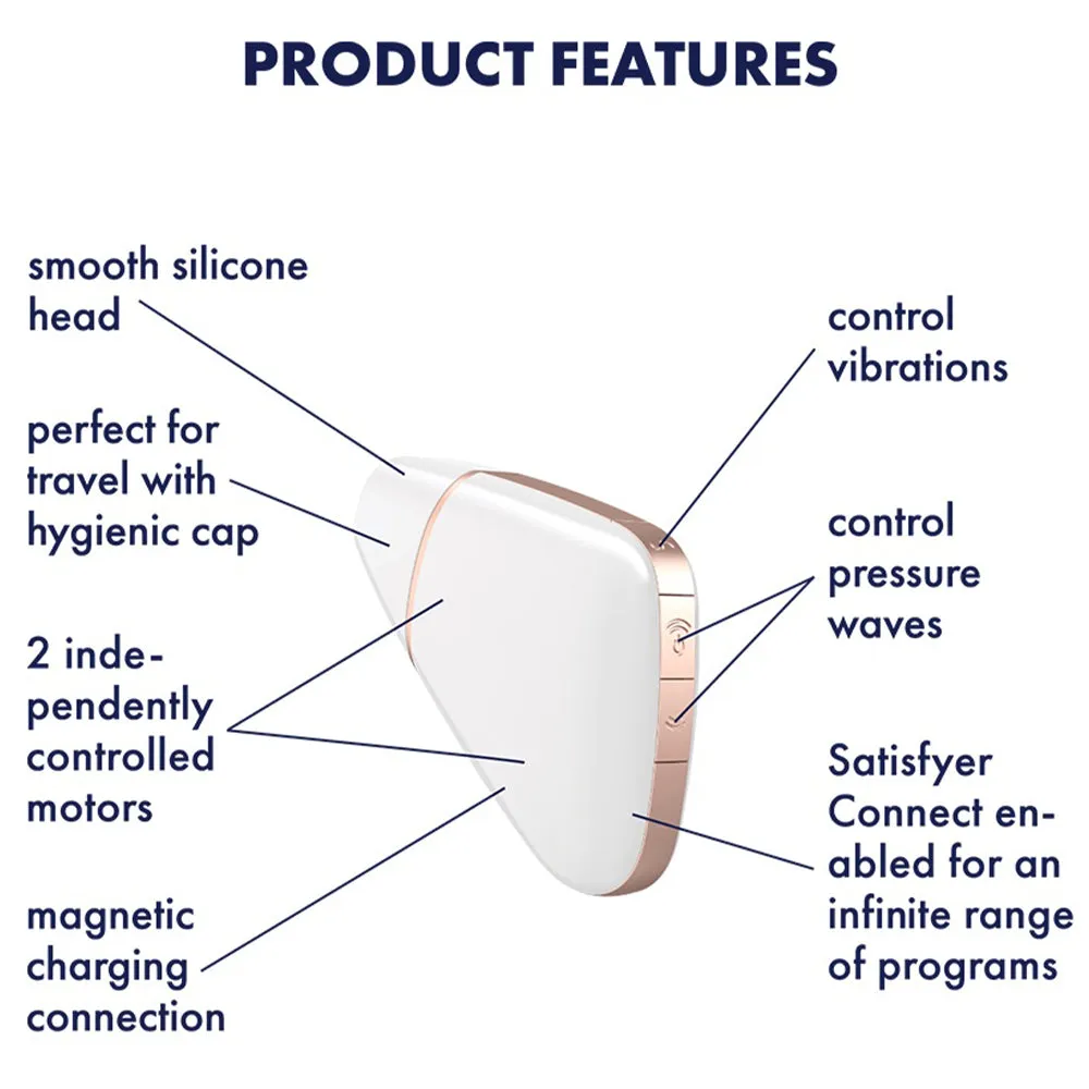 Satisfyer Love Triangle APP Control Clitoral Stimulator Sucker USB Vibrator