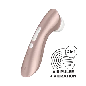Satisfyer - Pro 2  Air Pulse Vibration Rechargeable Clitoral Air Stimulator (Rose Gold)