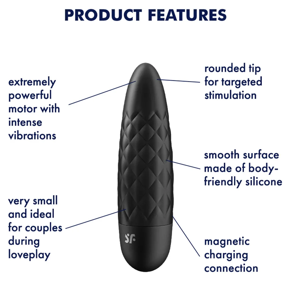 Satisfyer Ultra Power Bullet 5 Vibrator POWERFUL USB Clitoral Stimulator Sex Toy