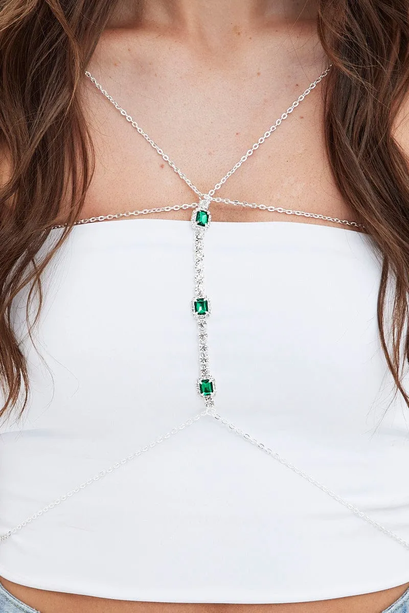 Silver Festival Body Chains
