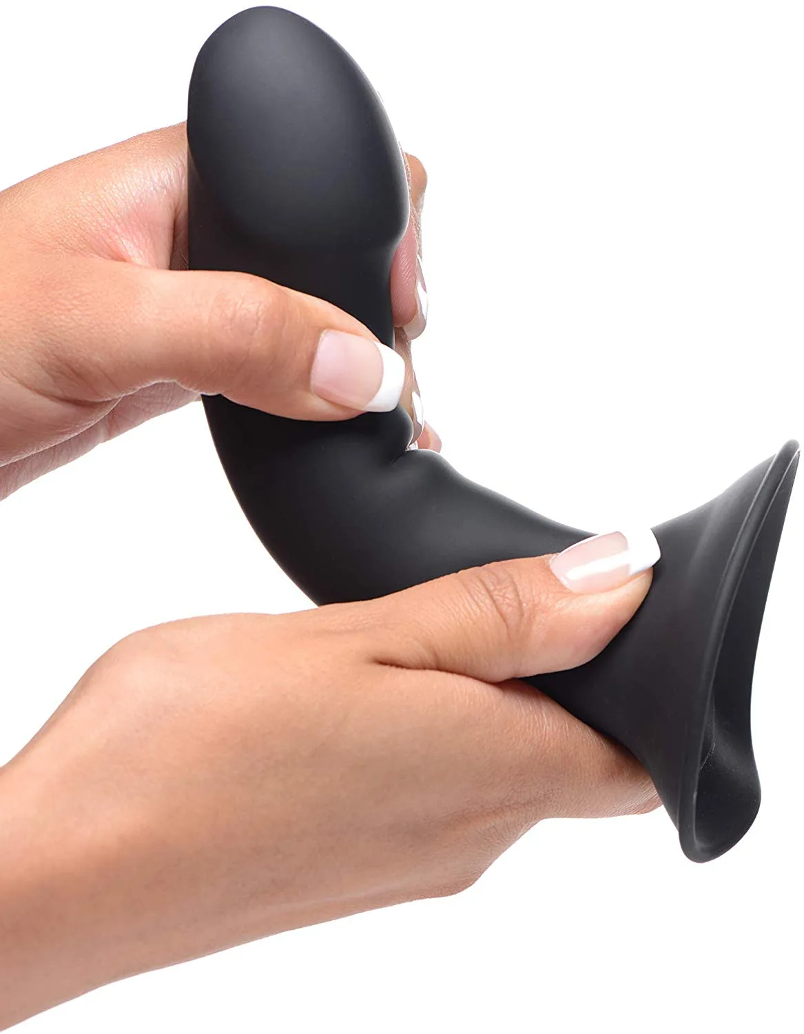 Squeezable Phallic Dildo - Black