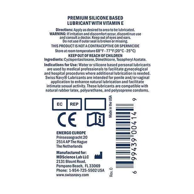Swiss Navy - Silicone Premium Lubricant